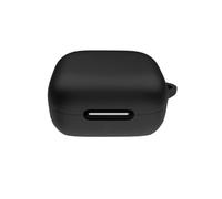 Funda protectora para auriculares Soundcore P30i de silicona, a prueba de caídas y polvo, caja de almacenamiento con gancho (negro)