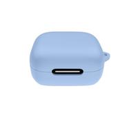 Funda protectora para auriculares Soundcore P30i de silicona, a prueba de caídas y polvo, caja de almacenamiento con gancho (azul cielo)