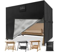 Funda protectora para balancín tipo Hollywood antracita 210x150x150 cm 9100 mm columna de agua