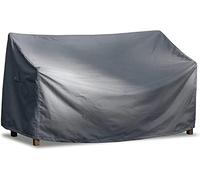Funda protectora para banco de jardín | 133 x 70 x 63/86 cm | Poliéster tejido Oxford 600D, color: gris