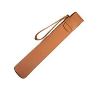 Funda protectora para baquetas de piel sintética, portátil, bolsa de almacenamiento para baquetas, fácil de transportar