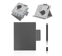 Funda protectora para BOOX Go 10.3 Gen2 Lumi lector electrónico de papel de 10,3 pulgadas, Powfix antigolpes, ultrafina, impermeable, despertador automático, soporte ajustable, gris