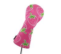 Funda protectora para cabeza de club de golf,funda protectora estilo fresa para conductor | fundas resistentes a la intemperie y diseño elegante para práctica al aire libre, viajes y clubhouse