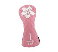Funda protectora para cabeza de golf, equipo de golfista, forro suave, color rosa