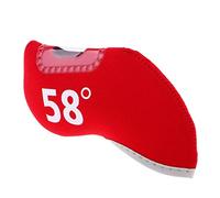 Funda protectora para cabeza de palo de golf, color rojo