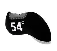 Funda protectora para cabeza de palo de golf de hierro de 54 grados, color negro