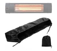 Funda protectora para calentadores infrarrojos montados en la pared, cubierta impermeable a prueba de polvo para calentador de patio con cierre de cordón inferior reforzado (420D)