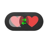 Funda protectora para cámara, anti-peeping para PC, diseño de cámara de vídeo, diseño exquisito para celulares, Love5, Se référer au descriptif, Consulte la descripción