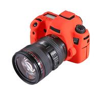 Funda protectora para cámara Canon EOS 6D, carcasa de goma de silicona para cámara Canon EOS 6D, color rojo