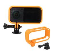 Funda protectora para cámara de acción Insta360 X6, marco de bisel protector de plástico con adaptador de montaje de trípode de agujero de tornillo de 1/4, accesorios de cámara X6