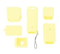 Funda Protectora para Cámara de Bolsillo, Funda Extraíble de Silicona Suave para Cámara Digital, 7 Uds., para Uso en Exteriores Pocket 3 (Yellow)