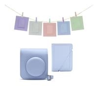 Funda protectora para cámara Fujifilm Instax Mini 12 azul resistente polvo y rayones