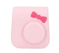 Funda Protectora para Cámara Instantánea Mini SE 7+, Funda de Piel Sintética para Cámara con Correa Ajustable Extraíble, Bonita Bolsa de Almacenamiento de Viaje Portátil para