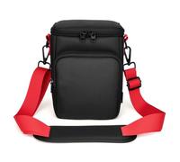 Funda Protectora para cámara instantánea Polaroid Flip 600D Nylon | Bolso bandolera portátil resistente al agua bolsillos dobles con cremallera forro suave acolchado