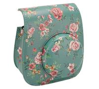 Funda Protectora para Cámara Instax Mini 12, Bolsa de Transporte para Cámara con Correa de Hombro Ajustable de Piel Sintética, Funda Portátil para Cámara Compatible con Mini 12