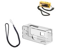 Funda protectora para cámara Kodak 1987, cubierta de policarbonato duro transparente, no amarillea, a prueba de golpes, antipolvo, funda moldeada de precisión ultra delgada con correa de muñeca