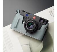 Funda Protectora para Cámara Leica M11 de Mr.Stone, Carcasa de Cuero Hecha a Mano en Varios Colores Night safari White