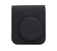 Funda Protectora para Cámara para Instax Mini 12, Funda de Transporte Impermeable para Cámara Vintage con Patrón 3D, Bolsa de Almacenamiento Portátil con Correa Ajustable para el