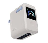 Funda protectora para cargador Anker Prime de 160 W y 3 puertos USB-C GaN, funda de silicona para cargador Anker de 160 W, a prueba de golpes, antideslizante, Smart Display Pro Cover (gris)