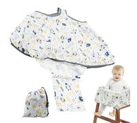 Funda Protectora Para Carrito De Compras De Bebé,Cubrecarrito Para Supermercado Infantil | Cubierta Portátil Para Cochecito Y Trona Con Revestimiento Protector Para Niños
