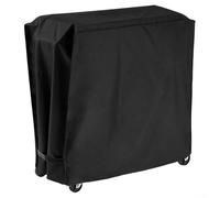 Funda protectora para carrito de refrigeración para exteriores, poliéster recubierto de plata 190T con revestimiento inferior resistente al agua, asas y correas para un ajuste seguro, cinta de sellado