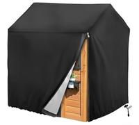Funda protectora para casa de juegos al aire libre con cremallera lateral para una fácil instalación y extracción (420D)