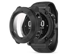 Funda Protectora para COROS Nomad Smart Watch Case-Carcasa Dura PC con Protector de Pantalla de Vidrio Templado,Resistente a Golpes y Arañazos Protector de Pantalla (Negro)