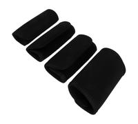 Funda Protectora para Cuadro de Bicicleta Negra de Neopreno | Cierre de Gancho y Bucle, Instalación sin Herramientas, Ajuste Firme y Desmontable, para Vaina y Tubo Inferior