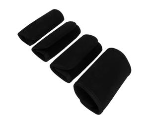 Funda Protectora para Cuadro de Bicicleta Negra de Neopreno | Cierre de Gancho y Bucle, Instalación sin Herramientas, Ajuste Firme y Desmontable, para Vaina y Tubo Inferior