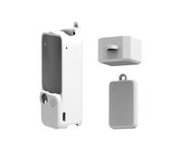Funda Protectora para Cuerpo de cámara Pocket 3, Lente y Pantalla táctil, Funda de Silicona, Tres Fundas Protectoras (White)