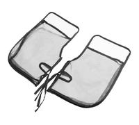 Funda Protectora para Dedos del Manillar de Scooter, Plata, Cloth | Protección UV Viento, Instalación Fácil, para Trayectos Diarios y Uso en Motocicletas