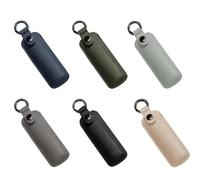 Funda protectora para disco duro, 18 unidades, piel sintética, para unidad flash USB, llavero