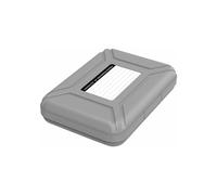 Funda protectora para disco duro externo de 3,5 pulgadas, antiestática, a prueba de golpes y polvo, color gris