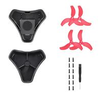 Funda protectora para DJI Avata 2 Paddle Organizer Propeller Funda protectora para drones Hélices Accesorios, Organizador + hélice roja, Unisex