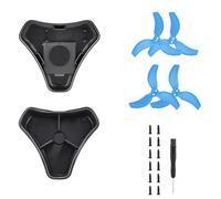 Funda protectora para DJI Avata 2 Paddle Organizer Propeller Funda protectora para drones Hélices Accesorios, Organizador + hélice azul, Unisex
