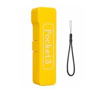 Funda protectora para DJI Osmo Pocket 3, funda a prueba de golpes con diseño abatible y almacenamiento magnético, carcasa antiarañazos para accesorios de cámara cardán, Amarillo largo, Talla única