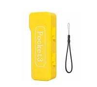 Funda protectora para DJI Osmo Pocket 3, funda a prueba de golpes con diseño abatible y almacenamiento magnético, carcasa antiarañazos para accesorios de cámara cardán, Amarillo corto, Talla única