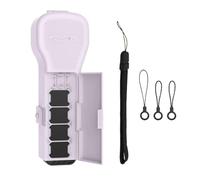 Funda protectora para DJI Osmo Pocket 4/3 con tapa abatible con filtro de lente, caja de almacenamiento a prueba de golpes para accesorios de cámara Pocket 4/3, Purple, No