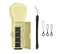 Funda protectora para DJI Osmo Pocket 4/3, impermeable, portátil, funda rígida de viaje con almacenamiento de filtro integrado y correa de muñeca, accesorios de cámara, diseño de cierre magnético