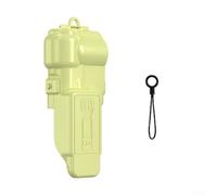 Funda protectora para DJI para Osmo Pocket 4, cubierta antipolvo, a prueba de golpes, protector de pantalla de lente abatible con clip de cardán (amarillo)