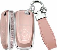 Funda Protectora para el Mando a Distancia de la Llave del Coche para Ford Mondeo Ranger Transit Custom Focus Fiesta Kuga S-MAX C-MAX Galaxy Mustang Mach-E