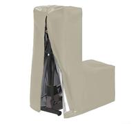 Funda protectora para elíptica, impermeable, a prueba de polvo, tela Oxford 420D, diseño plegable con bolsa de almacenamiento, varios tamaños, negro, gris, blanco, marrón (140 x 64 x 165 cm, blanco)