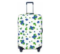 Funda protectora para equipaje de viaje, bonito arándano n.º 1001, fundas lavables para equipaje de 18 a 32 pulgadas, Black, M