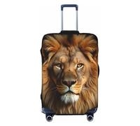 Funda Protectora para Equipaje de Viaje, diseño de león poderoso, a Prueba de Polvo, se Adapta a Equipaje de 18 a 32 Pulgadas, Fundas para Equipaje para niños y Adultos, tamaño Mediano