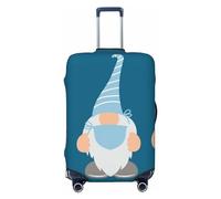 Funda protectora para equipaje, funda protectora para maleta, enfermera, doctor, gnomos, antiarañazos, para equipaje, Black, X-Large