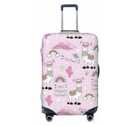 Funda protectora para equipaje, funda protectora para maleta, sin drama, llama, suave, a la moda, para equipaje, Black, M