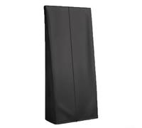 Funda protectora para espejo, bolsa de tela Oxford gruesa 420D con cremallera para espejos de piso de cuerpo completo, protector contra el polvo y la humedad, negro (59 x 5 x 163 cm)