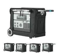 Funda protectora para fuentes de alimentación Anker SOLIX F2000/F2600, impermeable, a prueba de polvo, cubierta de batería portátil con ventana de precisión de fácil acceso diseñada para fuentes de