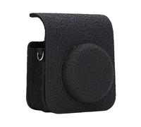 Funda Protectora para Fuji Film Instax Mini 12, Patrón 3D, Bolsa de Almacenamiento de Viaje Portátil para Cámara Instantánea Mini 12, Funda Vintage Desmontable para Cámara con