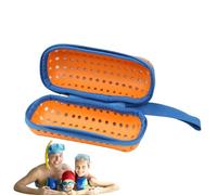 Funda protectora para gafas de natación, funda de transporte para gafas de natación, con agujeros de drenaje, funda de transporte para gafas de natación, funda de gafas de sol deportivas para mujeres